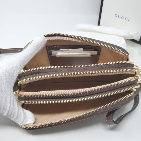Gucci GG Supreme Ophidia Canvas Mini Crossbody Bag - Picture 11 of 15